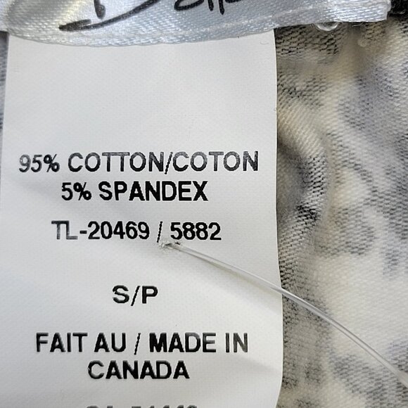 Black and White Animal Print Leggings Size S - Picture 7 of 8